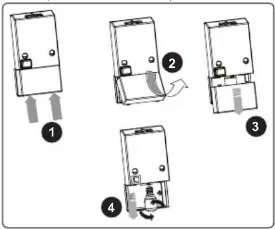 VESTEL VEKK7156 - Remplacement de l'ampoule - 1