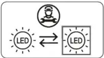 VESTEL VEKK5126 - Udskiftning af LED-belysning - 2