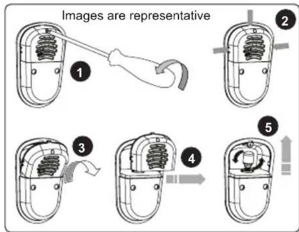 VESTEL VEKK5126 - Replacing the Light Bulb - 1