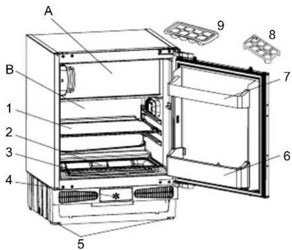 VESTEL VEKF1116 - DESCRIPTION OF THE APPLIANCE - 1