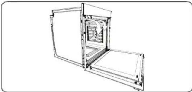 VESTEL VEB34136 - Hot Air Shield System in Built-in Ovens - 1