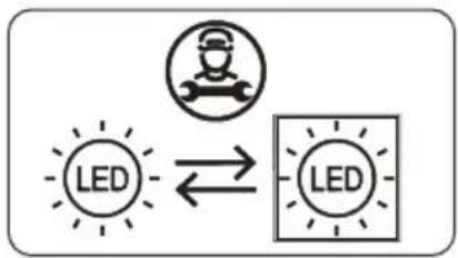 VESTEL VEKF2116-1 - Udskiftning af LED-belysning - 2