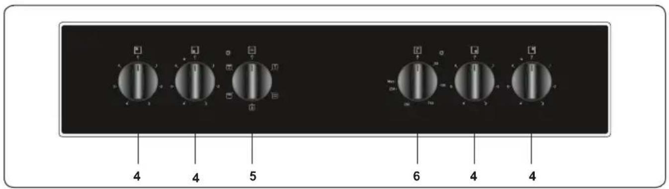 VESTEL VEH24076 - Bandeau de commande - 1