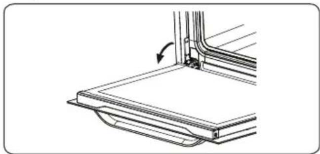 VESTEL VEH24076 - De ovendeur verwijderen - 1