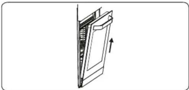 VESTEL VEH24076 - Ausbauen der Backofentür - 3