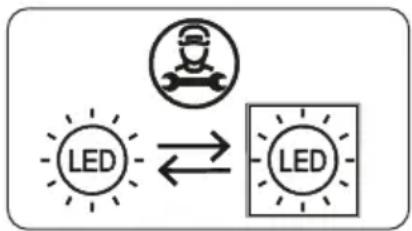 VESTEL VEKD5036-1 - Udskiftning af LED-belysning - 2