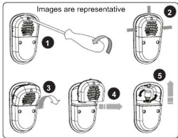 VESTEL VEKD5036-1 - Replacing the Light Bulb - 1