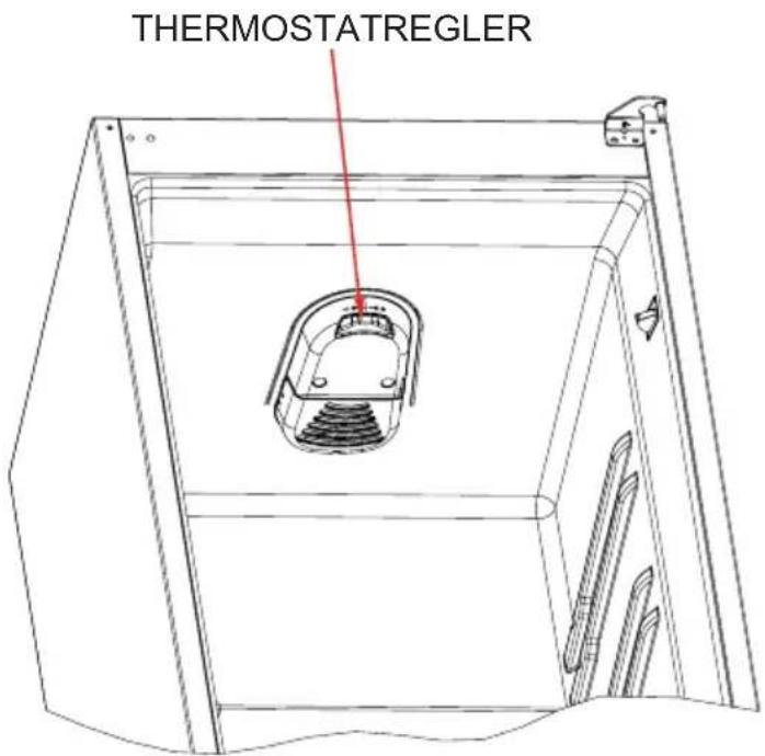 VESTEL VEKK7025 - Einstellen des Thermostats - 1