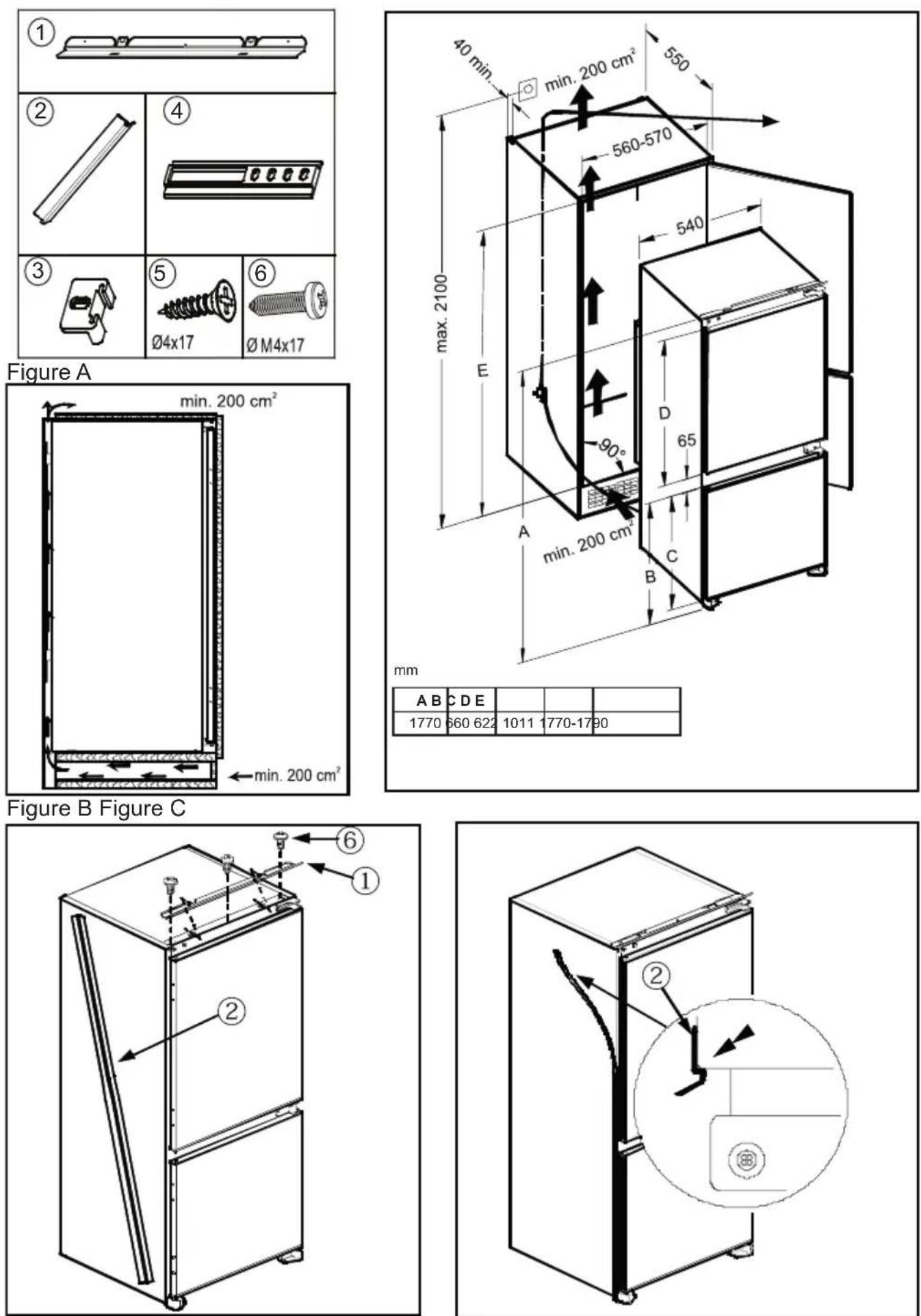 VESTEL VEKK7025 - Instructions de montage - 1