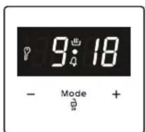 VESTEL VEB15026-1-BG - Audible warning time adjustment - 3