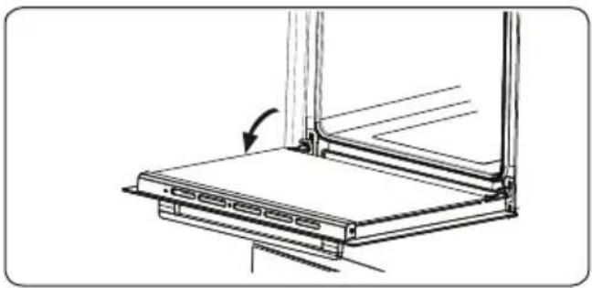 VESTEL VEB15026-1-BG - Removal of the Oven Door - 1
