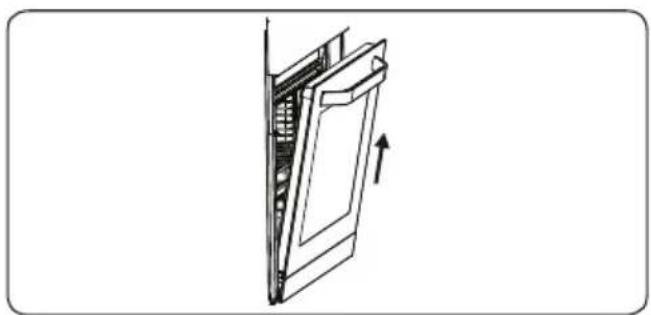 VESTEL VEB15026-1-BG - De ovendeur verwijderen - 3