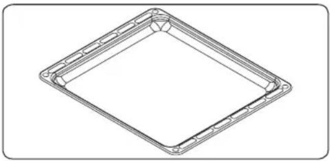 VESTEL VEB15026-1-BG - Ondiepe bakplaat - 1