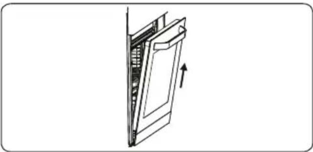 VESTEL VEB15026-1-BG - Ausbauen der Backofentür - 3