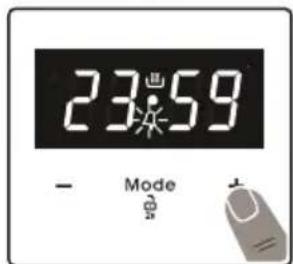 VESTEL VEB15026-1-BG - Audible warning time adjustment - 2