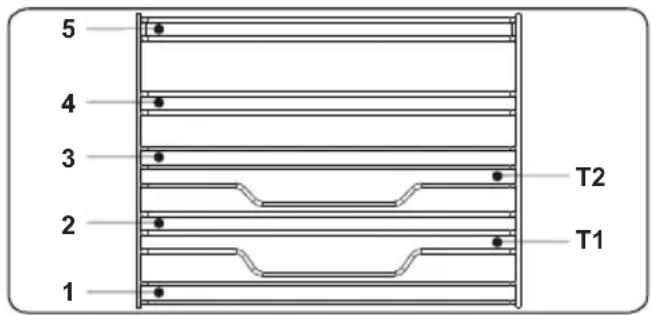 VESTEL VEB15026-1-BG - The EasyFix Wire Rack - 1