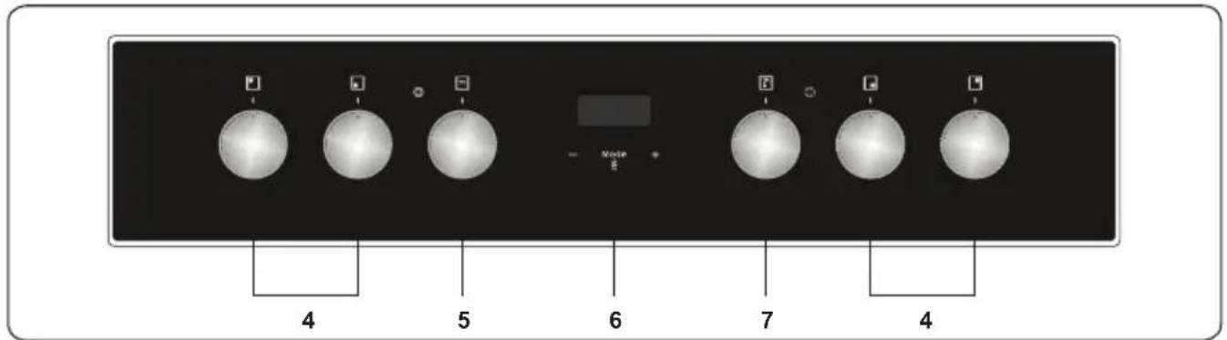 VESTEL VEH15016-1-BG - Bedieningspaneel - 1
