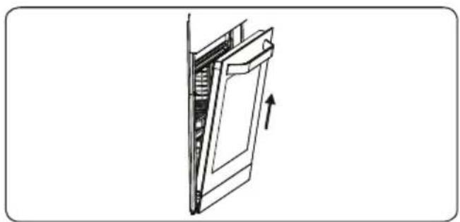 VESTEL VEH15016-1-BG - De ovendeur verwijderen - 3