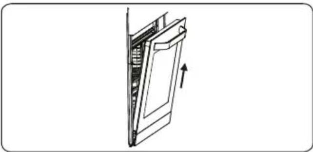 VESTEL VEH15016-1-BG - Démontage de la porte du four - 3