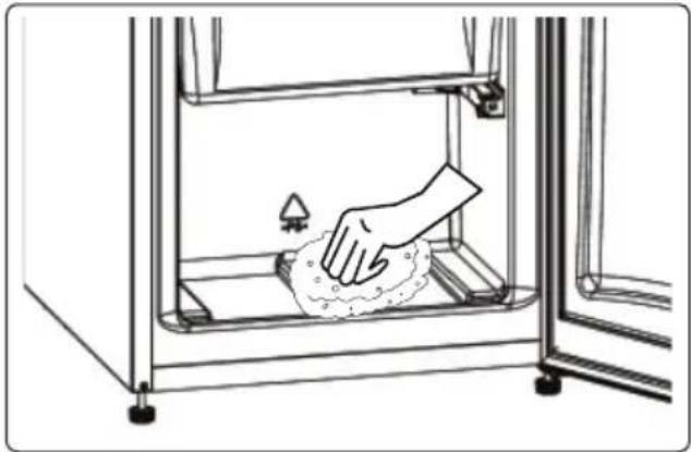 VESTEL VLS-GS332-WE - Freezer defrosting process - 1