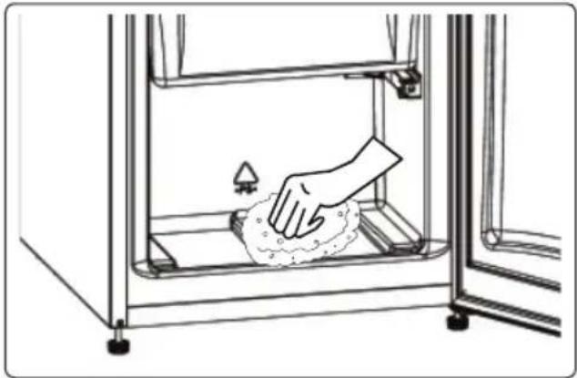VESTEL VLS-GS2441-WE - Freezer defrosting process - 1