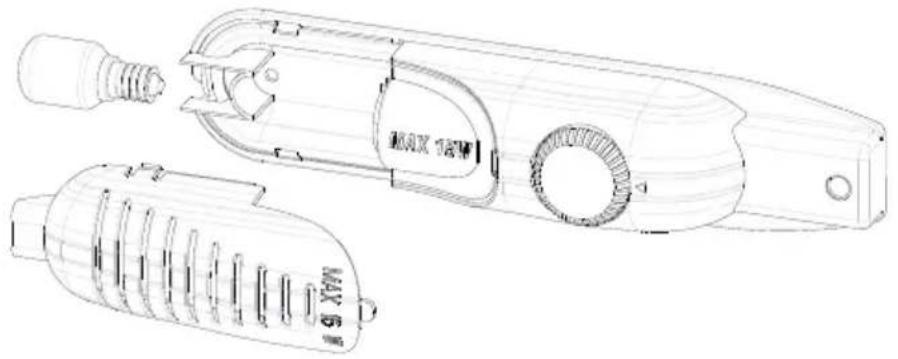 VESTEL VFKD3196 - Remplacement de l'ampoule du réfrigérateur - 1