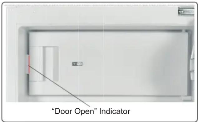 VESTEL VFKW6126R - "Door Open" Indicator; - 1