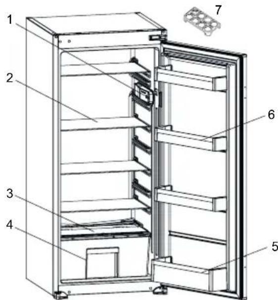 VESTEL VEKS4126 - GERÄTEBESCHREIBUNG - 1