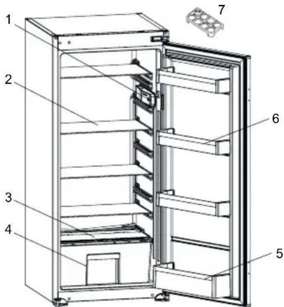 VESTEL VEKS4126 - DESCRIPTION OF THE APPLIANCE - 1