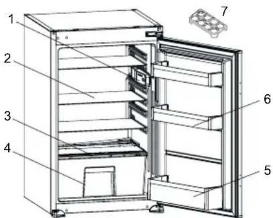 VESTEL VEKS2136-1 - DESCRIPTION OF THE APPLIANCE - 1