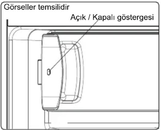 VESTEL VKFW608L-1 - Dondurucu Kapak Açık / Kapalı Göstergesi; - 1