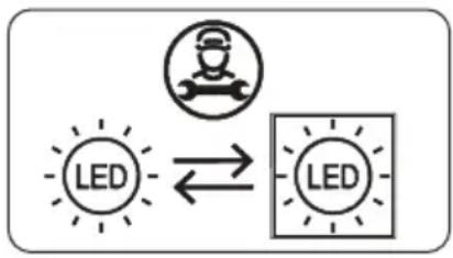 VESTEL VKFW608L-1 - LED-Beleuchtung auswechseln - 2