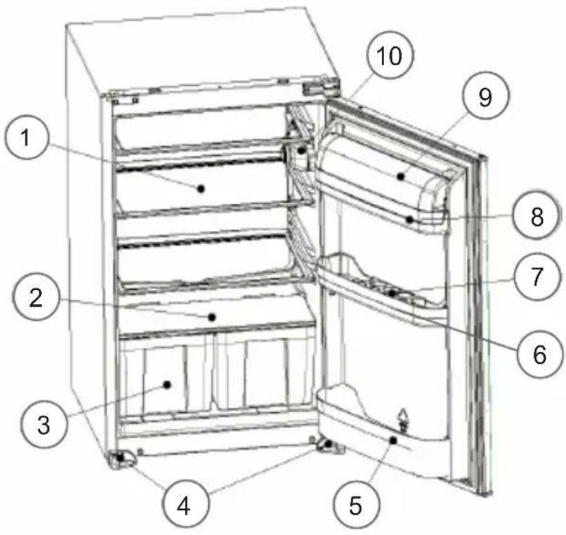 ATLANTIC ATLVEKS88X10A+ - INNENAUSSTATTUNG UND ZUBEHÖRTEILE - 1