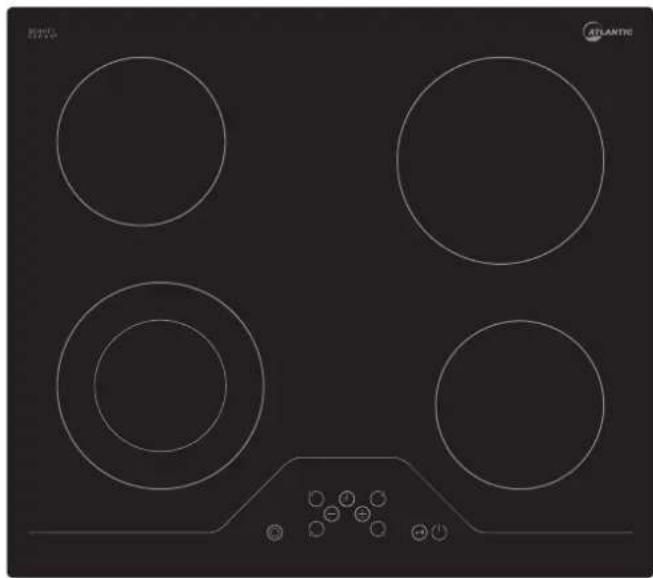 ATLANTIC ATLCK60X20X - BUILT-IN VITROCERAMIC HOB - 1