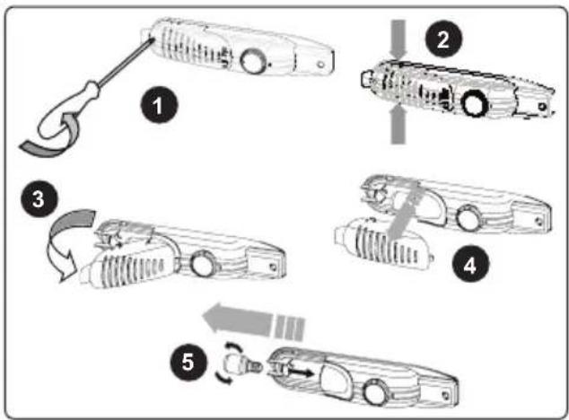 ATLANTIC ATL RF88 A+ - Replacing the Light Bulb - 1