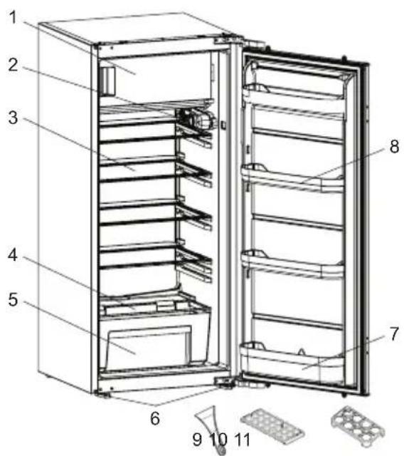 ATLANTIC ATLKGKW122E - DESCRIPTION OF THE APPLIANCE - 1