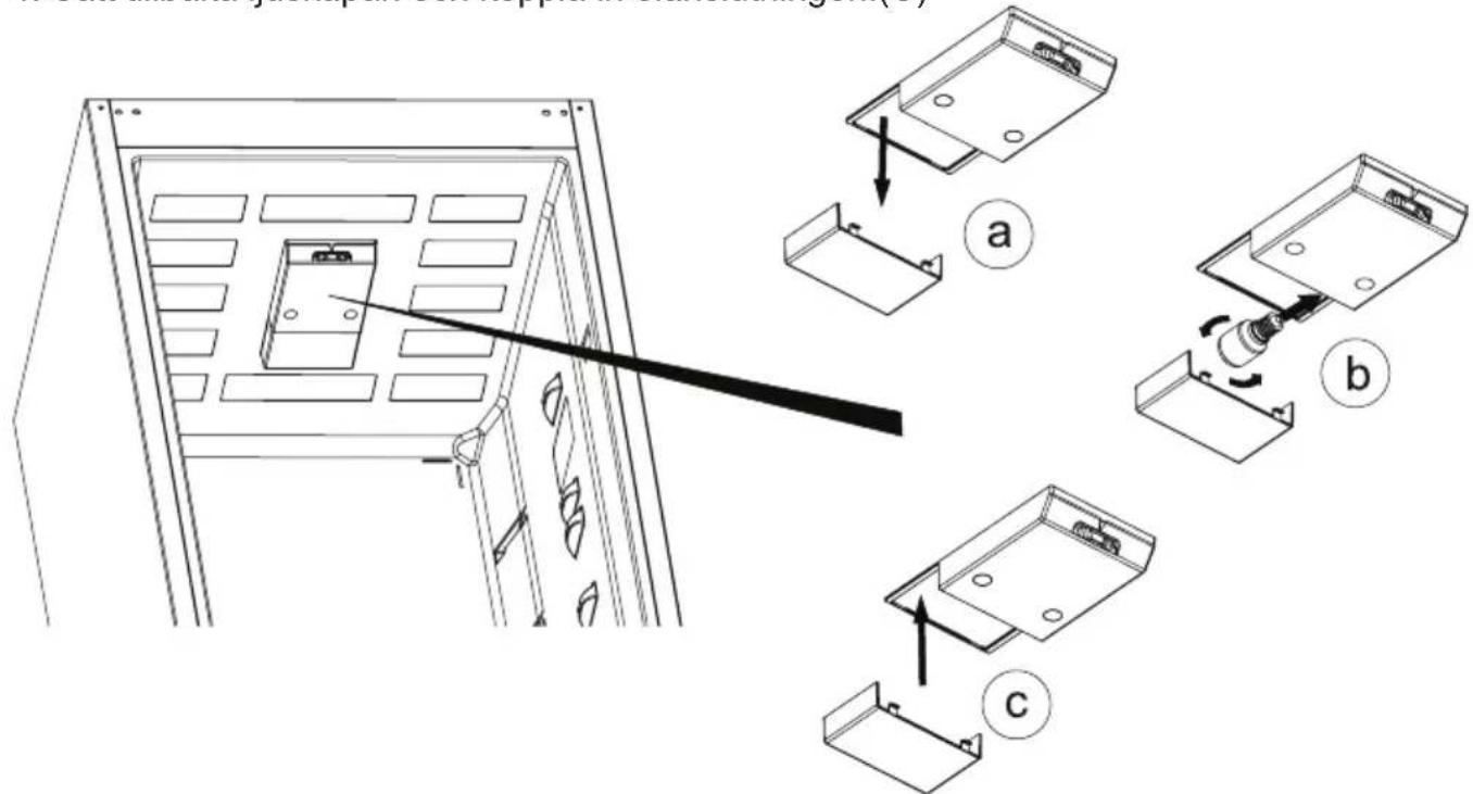 Finlux KG178A+ AK - Byte av glödlampa - 1