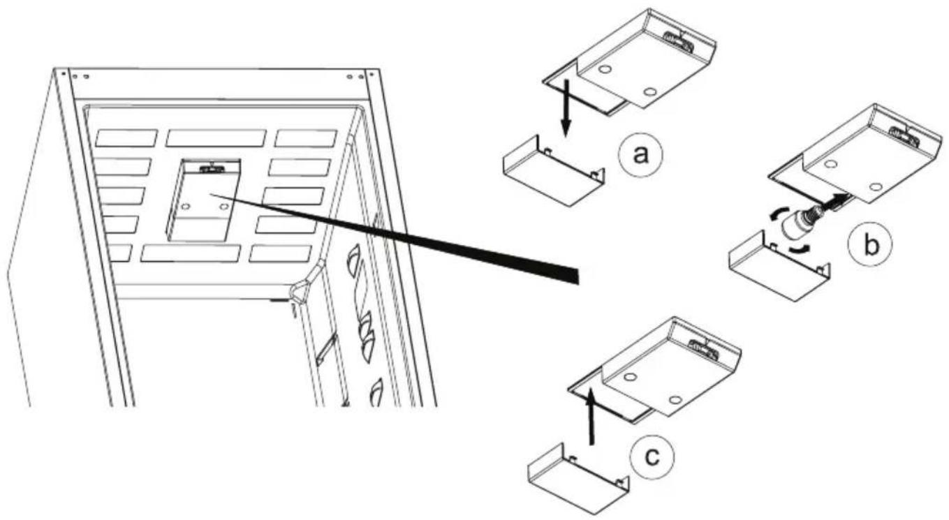 Finlux KG178A+ AK - Remplacement de I'ampoule LED - 1