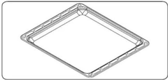 ATLANTIC ATLEO60EDS20A - Flaches Backblech - 1