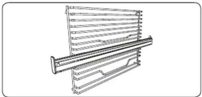 ATLANTIC ATLEO60EDS20A - Draadrek met volledig uitschuifbare Easyfix telescopische rail - 1