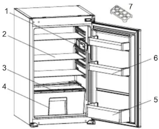 ATLANTIC ATLVEKS88X10E.1 - DESCRIPTION OF THE APPLIANCE - 1