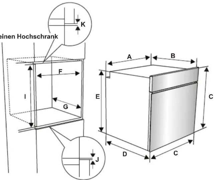 ATLANTIC ATL EBMulti569HA - EINBAUEN DES BACKOFENS - 2