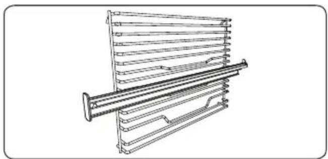 ATLANTIC ATL EBMulti569HA - The Wire Rack with Easyfix Half Telescopic Rail - 2