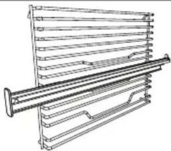 ATLANTIC ATL EBMulti569HA - The Wire Rack with Easyfix Half Telescopic Rail - 1