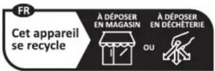 BOMANN FR 6076 H CB - Signification du symbole « Poubelle » - 3