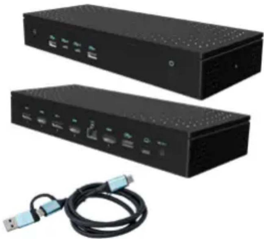 i-TEC CA5MONITORDOCKPD - i-tec Universal 5x 4K/60Hz Display Docking Station + Power Delivery 100W - 1
