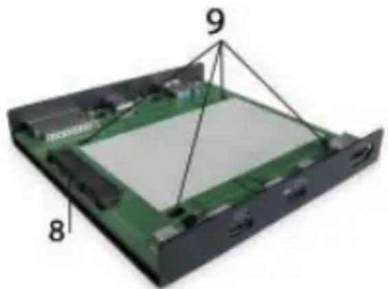 i-TEC C31HDD4KDOCKPD - Vnútorny panel: - 1