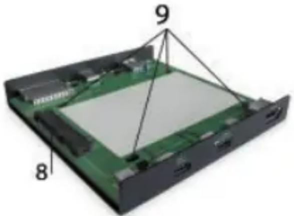i-TEC C31HDD4KDOCKPD - Panel interior: - 1
