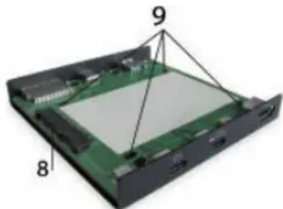 i-TEC C31HDD4KDOCKPD - Panel wewnetrzny: - 1