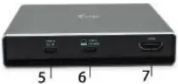 i-TEC C31HDD4KDOCKPD - Pannello posteriore: - 1